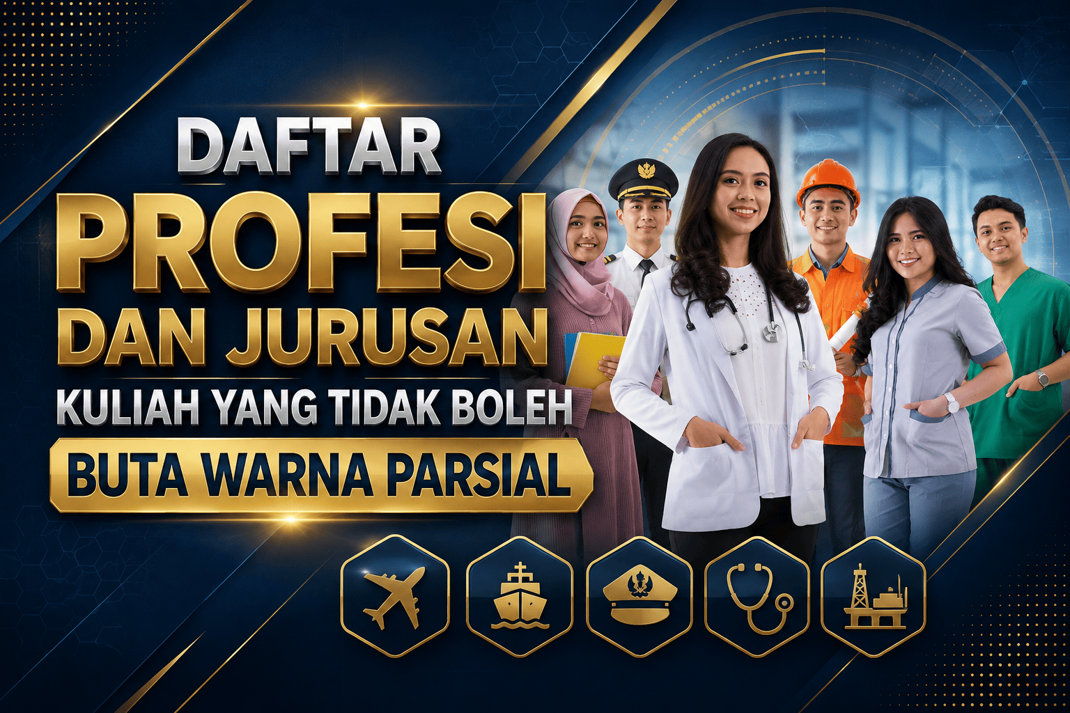 Daftar Profesi dan Jurusan Kuliah yang Tidak Boleh Buta Warna Parsial